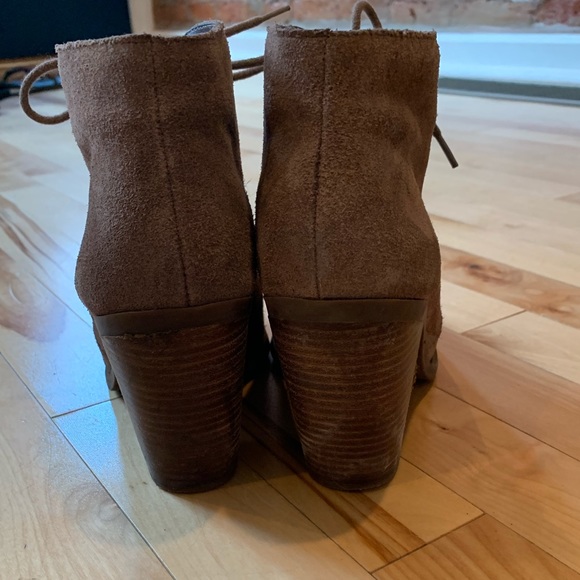 Jessica Simpson tan suede booties - Picture 3 of 6